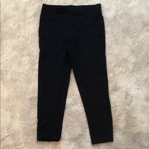Express Black Cotton Leggings